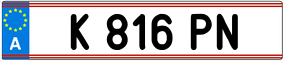 Truck License Plate